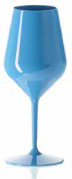 VERRE WINE 470ML Incassable - Bleu - GOLD PLAST 